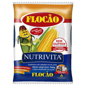 Farinha de Milho Flocão NUTRIVITA 500g (cuscuz)