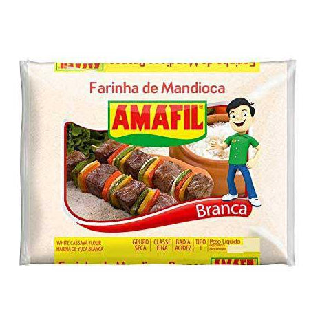 AMAFIL Farinha de mandioca Branca Fina 500g