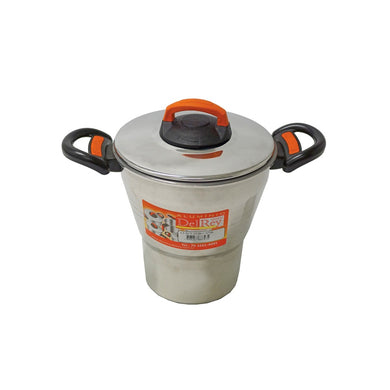 Cuscuzeira de alumínio polido N°16 2,3 l.