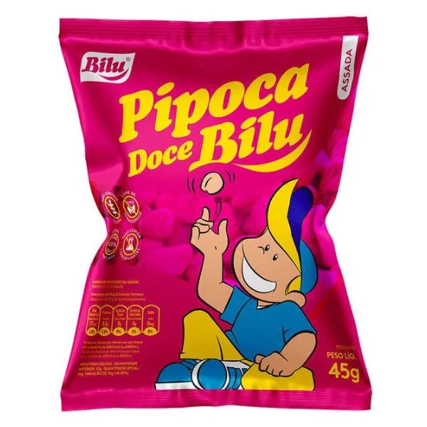 Pipoca Doce BILU 45g