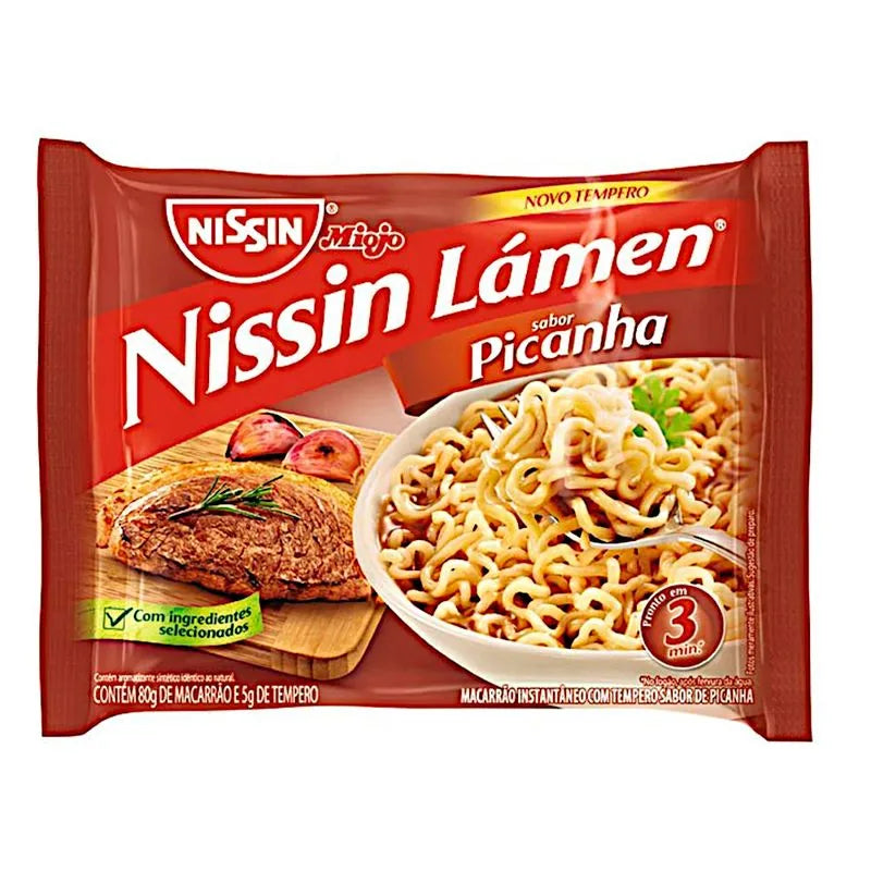 NISSIN Macarrão Instantâneo Sabor Picanha 85g