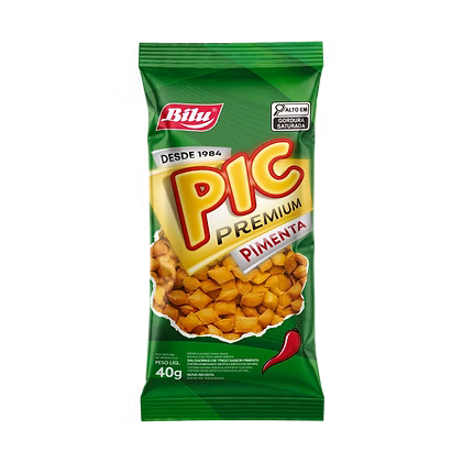 BILU PIC Premium Sabor Pimenta Pacote 40g