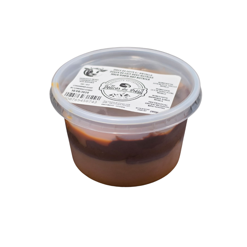 Delicés du Brésil  - Doce de leite com Nutella, 280g