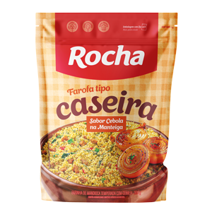 ROCHA Farofa Pronta cebola na manteiga 300g
