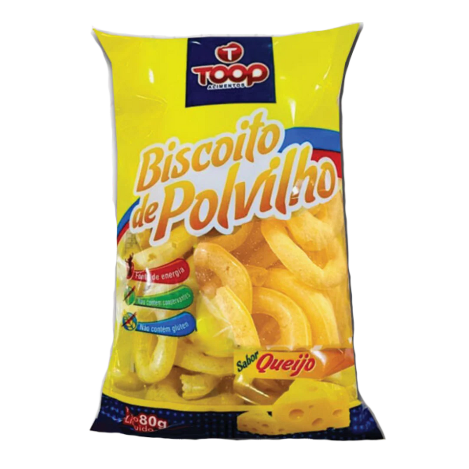 TOOP Biscoito Polvilho Sabor queijo 80g