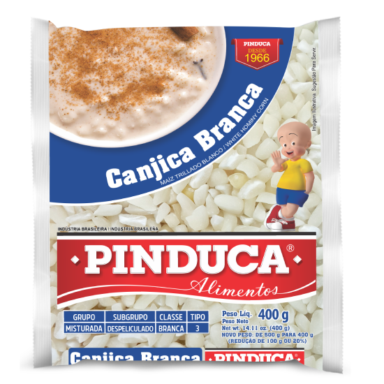 PINDUCA Canjica Branca 400g