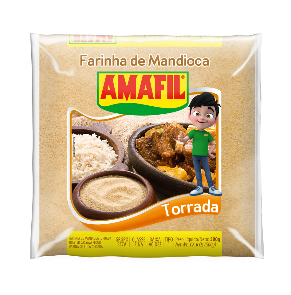 AMAFIL Farinha de mandioca torrada 500g