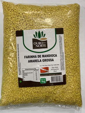 Farinha de Mandioca amarela grossa (Puba) OURO DO NORTE 1kg