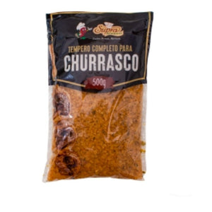 SUPRA Sal grosso para churrasco e grelhados - Tempero completo 500g