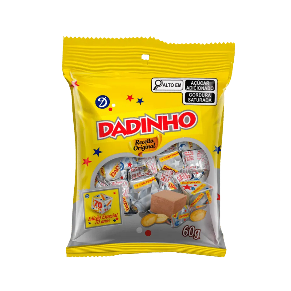 DADINHO Bala de Amendoim pacote 60g