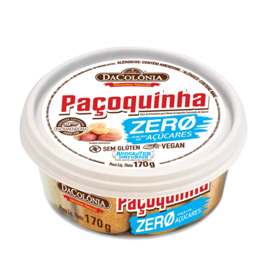 Da Colônia Paçoquinha Rolha Zero, 170g