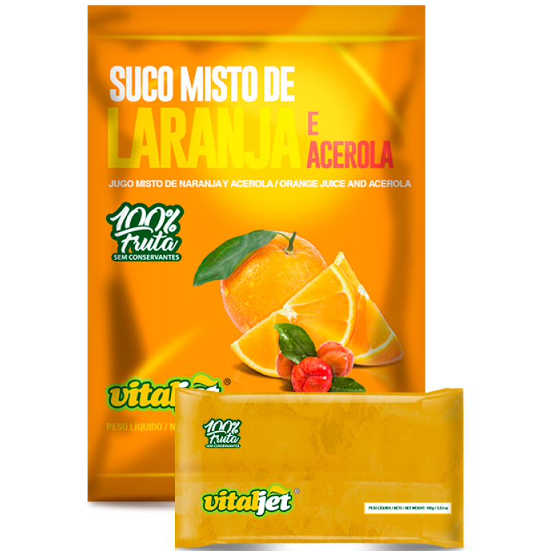 VITALJET Polpa de Laranja e Acerola