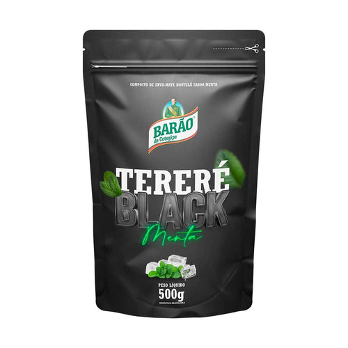 BARÃO DE COTEGIPE Erva Mate Tereré Black Menta 500gr