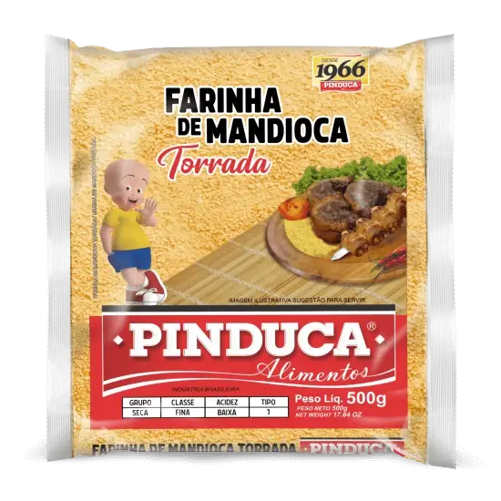 PINDUCA Farinha de Mandioca Torrada 500g