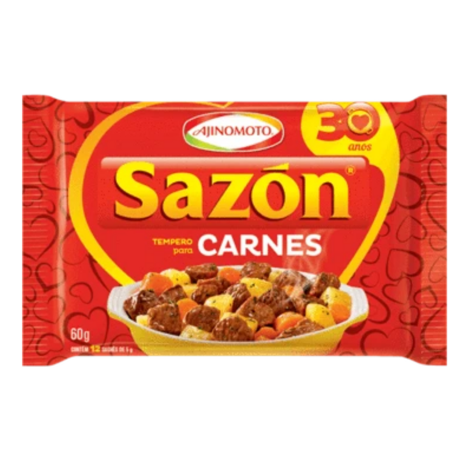 TEMPERO SAZON Vermelho (carne) 60g