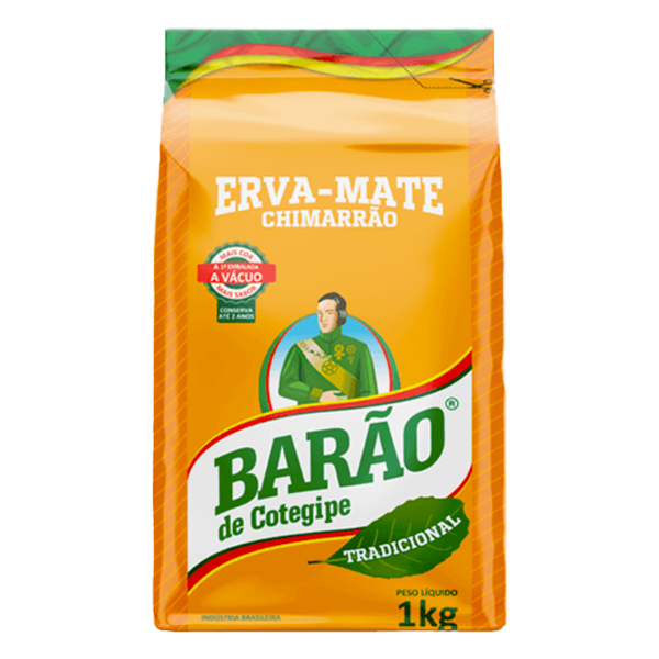 Erva mate tradicional BARÃO DO COTEGIPE 1kg