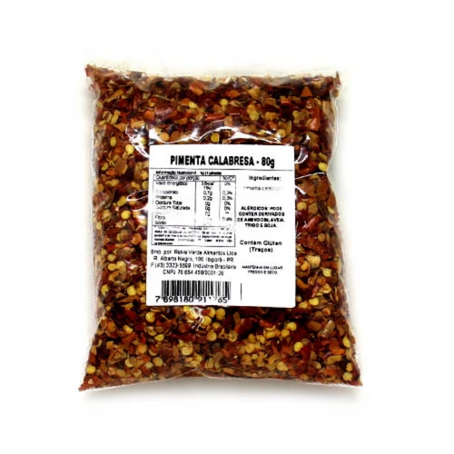 AROMA DE MINAS Pimenta Calabresa em Flocos 100g