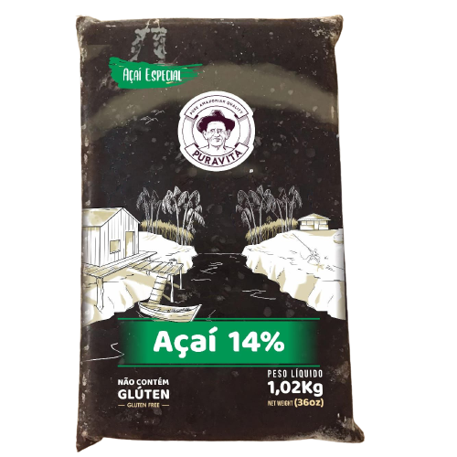 PURAVITA ORIGINAL Açaí Puro Barra 1.02 Kg