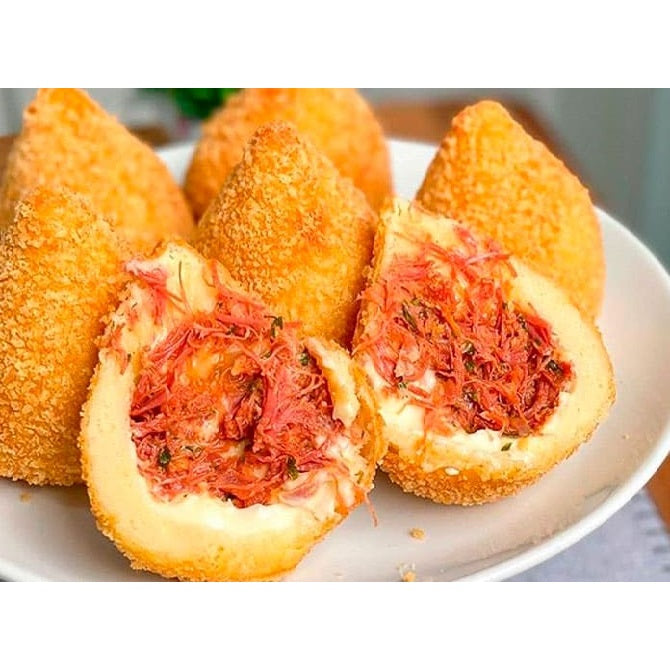 Coxinhas de Carne Seca Com Catupiry  - 20 unidades