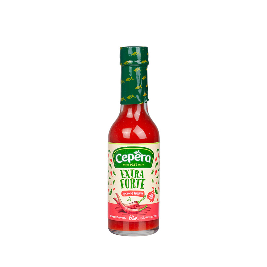 CEPÊRA Molho Pimenta Vermelha Extra-Forte 60ml