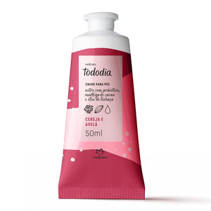 NATURA TodoDia Creme hidratante para os pés - Cereja e Avelã - 50ml