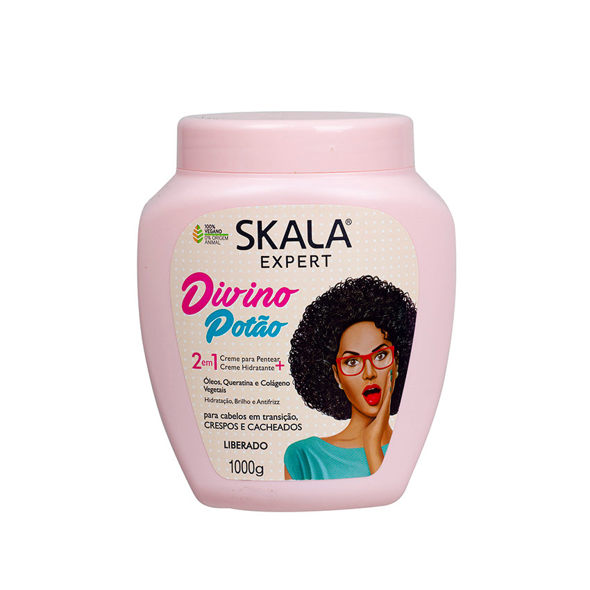 SKALA Divino Potão - 2 em1 Creme para Pentear + Hidratação, 1 kg