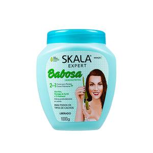 SKALA Babosa - 2 em 1 Creme para Pentear + Creme Hidratante, 1 kg